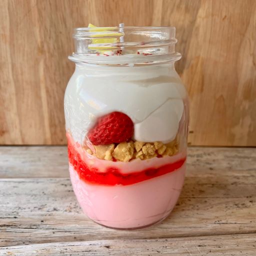 Bougie Jar Charlotte aux fraises